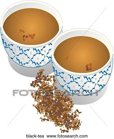 Black Tea View Large Illustration Clipart - Black Tea. Fotosearch