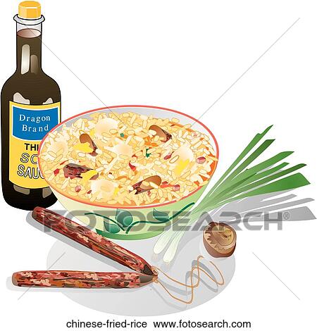 Chinese Fried Rice View Large Illustration Clip Art - Chinese Fried Rice. Fotosearch