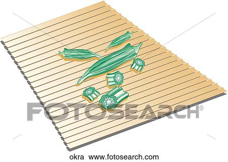 Clipart - Okra. Fotosearch