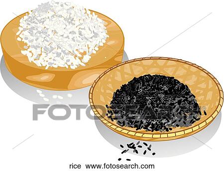 Clip Art - Rice. Fotosearch