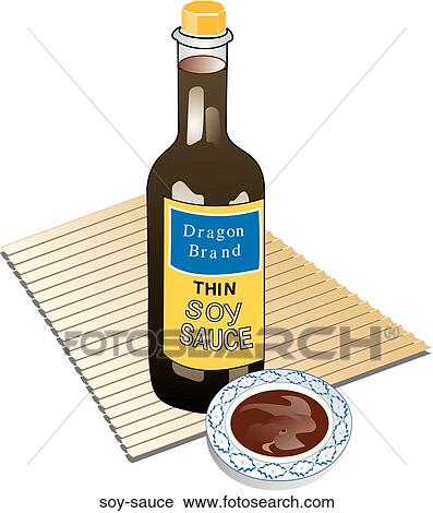 Soy Sauce View Large Illustration Clip Art - Soy Sauce. Fotosearch