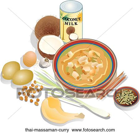 Stock Illustration - Thai Massaman Curry. Fotosearch