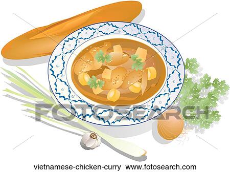 Stock Illustration - Vietnamese Chicken Curry. Fotosearch