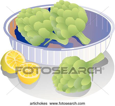 Artichokes View Large Illustration Stock Illustration - Artichokes. Fotosearch