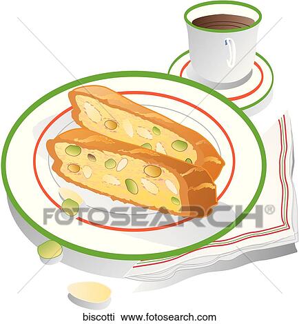 Drawing - Biscotti. Fotosearch