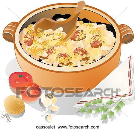 Stock Illustration - Cassoulet. Fotosearch