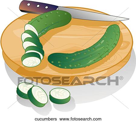 Cucumbers View Large Illustration Stock Illustration - Cucumbers. Fotosearch