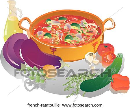Clip Art - French Ratatouille. Fotosearch