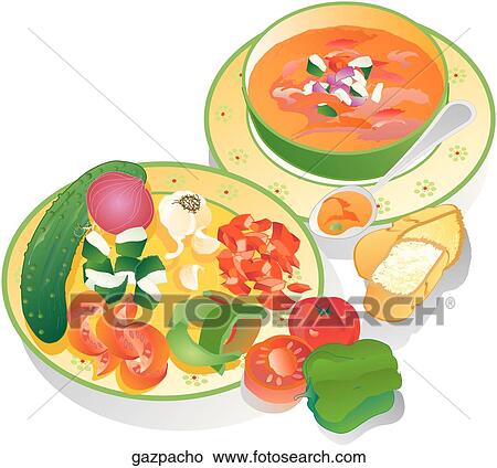 Stock Illustration - Gazpacho. Fotosearch