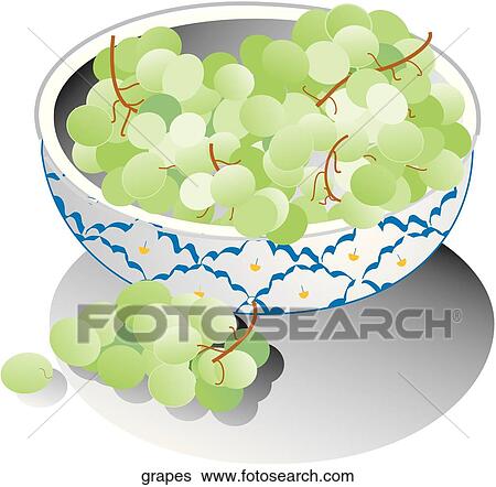 Grapes View Large Illustration Stock Illustration - Grapes. Fotosearch