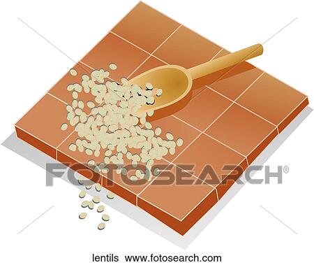 Lentils View Large Illustration Stock Illustration - Lentils. Fotosearch