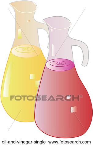 Clip Art - Oil and Vinegar Single. Fotosearch