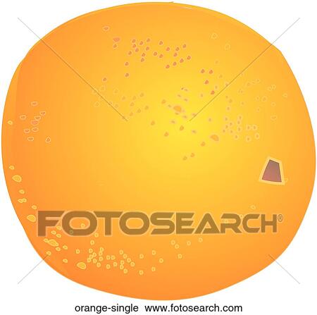 Clip Art - Orange Single. Fotosearch
