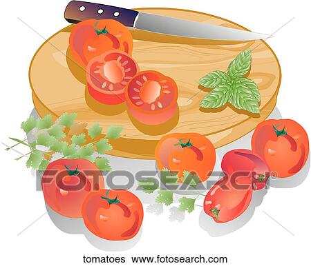 Tomatoes View Large Illustration Stock Illustration - Tomatoes. Fotosearch