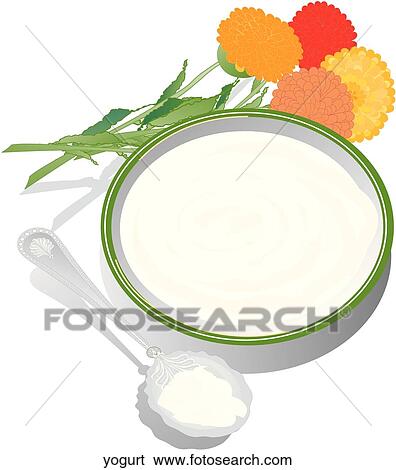 Yogurt View Large Illustration Stock Illustration - Yogurt. Fotosearch