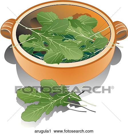 Clip Art - Arugula-Composition. Fotosearch