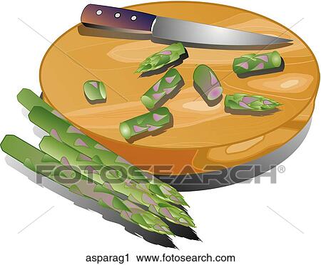 Clip Art - Asparagus-Composition. Fotosearch