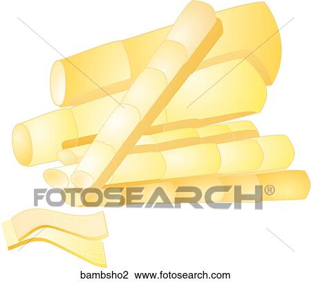 Drawing - Bamboo Shoots. Fotosearch