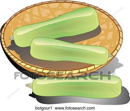Bottle Gourd-Composition View Large Illustration Clip Art - Bottle Gourd-Composition. Fotosearch