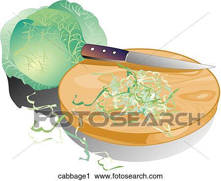 Clip Art - Cabbage-Composition. Fotosearch