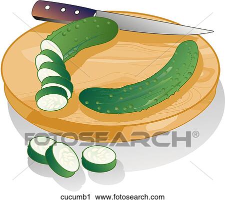 Clip Art - Cucumbers-Composition. Fotosearch