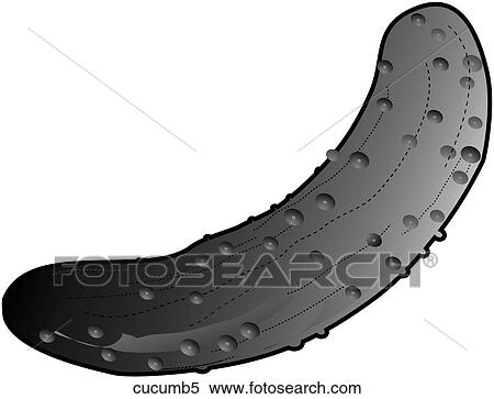 Cucumbers-One B&W View Large Illustration Stock Illustration - Cucumbers-One B&W. Fotosearch