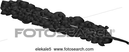 Elephant Kale-One B&W View Large Illustration Stock Illustration - Elephant Kale-One B&W. Fotosearch