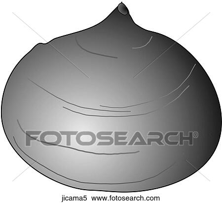 Stock Illustration - Jicama-One B&W. Fotosearch
