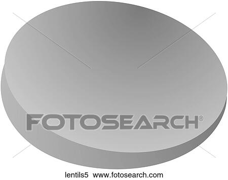 Stock Illustration - Lentils-One B&W. Fotosearch