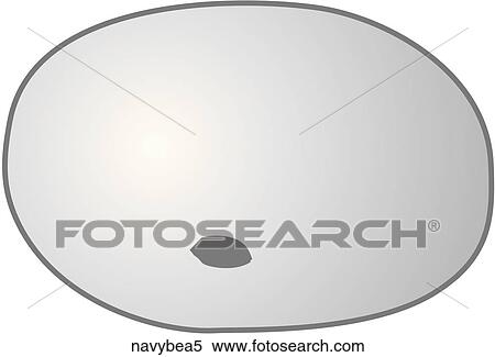 Stock Illustration - Navy Beans-One B&W. Fotosearch