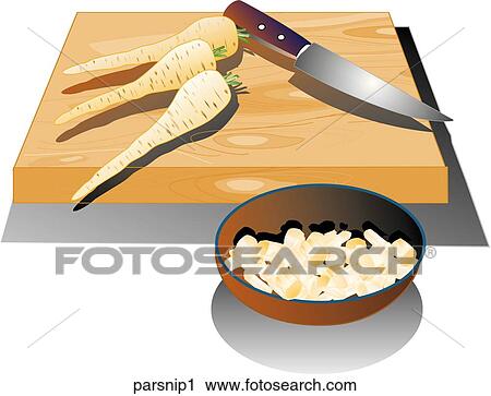 Clip Art - Parsnips-Composition. Fotosearch