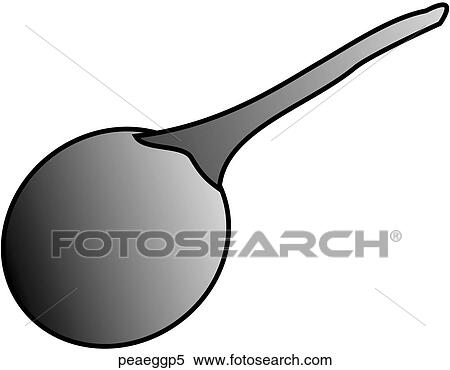 Stock Illustration - Pea Eggplant-One B&W. Fotosearch