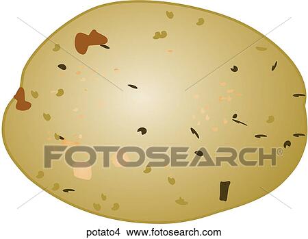 Potatoes-One View Large Illustration Stock Illustration - Potatoes-One. Fotosearch