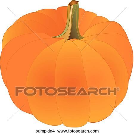 Stock Illustration - Pumpkins-One. Fotosearch