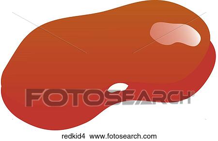 Red Kidney Beans-One View Large Illustration Stock Illustration - Red Kidney Beans-One. Fotosearch
