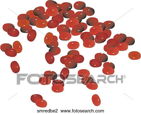 Drawing - Small Red Beans. Fotosearch