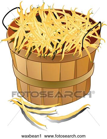 Wax Beans-Composition View Large Illustration Clip Art - Wax Beans-Composition. Fotosearch