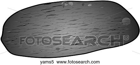 Stock Illustration - Yams-One B&W. Fotosearch
