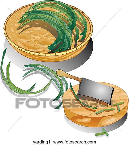 Clip Art - Yard Long Beans-Composition. Fotosearch