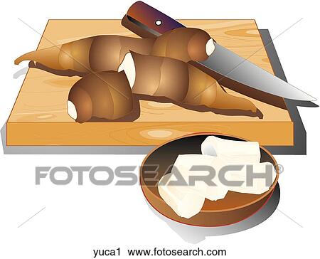 Clip Art - Yuca-Composition. Fotosearch