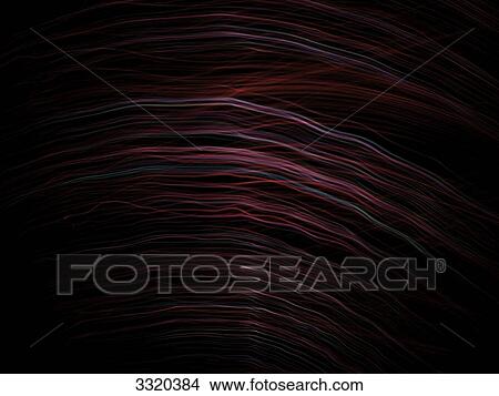 Picture - Abstract pattern of light . Fotosearch