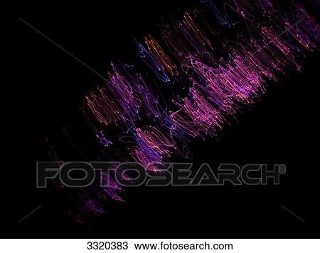 Stock Image - Abstract pattern of light . Fotosearch