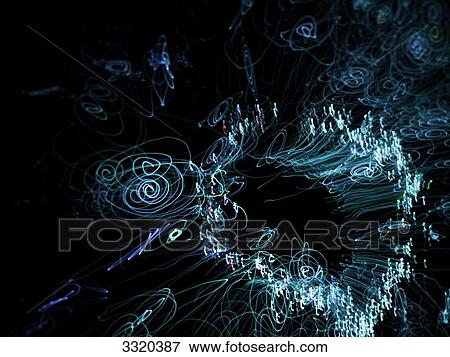Stock Photo - Abstract pattern of light . Fotosearch