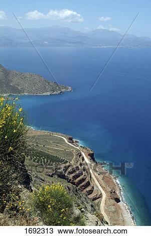 Aerial view of coastline View Large Photo Image Stock Image - Aerial view of coastline . Fotosearch