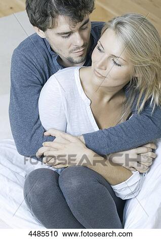 Stock Image - Affectionate young couple . Fotosearch