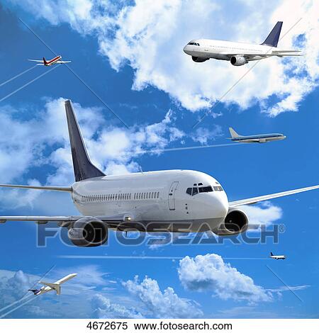 Stock Photography - Air traffic . Fotosearch