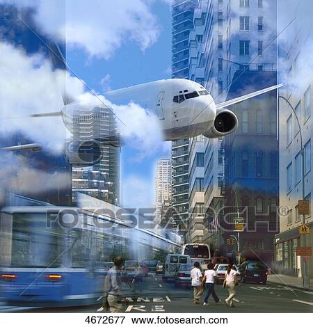 Airplane collision View Large Photo Image Stock Photo - Airplane collision . Fotosearch