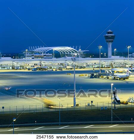 Stock Photography - Airplanes at airport . Fotosearch
