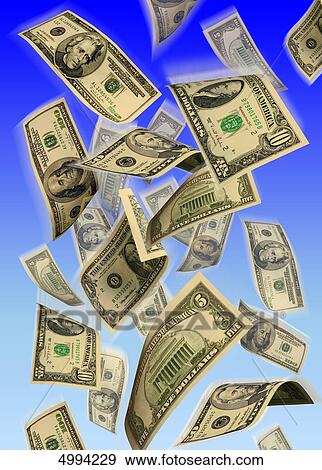 American Dollar notes raining View Large Photo Image Stock Photo - American Dollar notes raining . Fotosearch