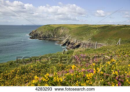 Stock Image - Ardmore cliffs, Irland . Fotosearch